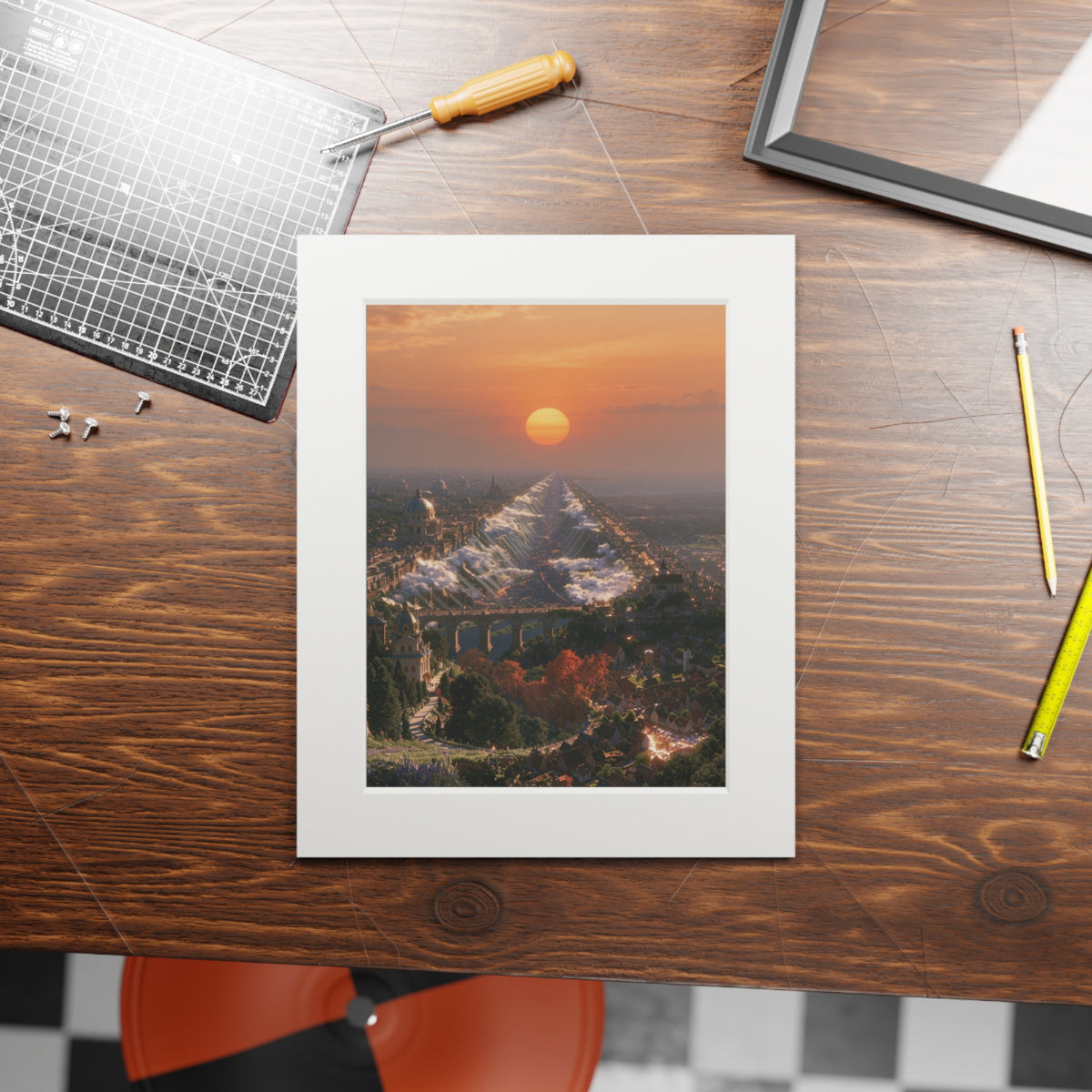 Sunset Valley Fine Art Print