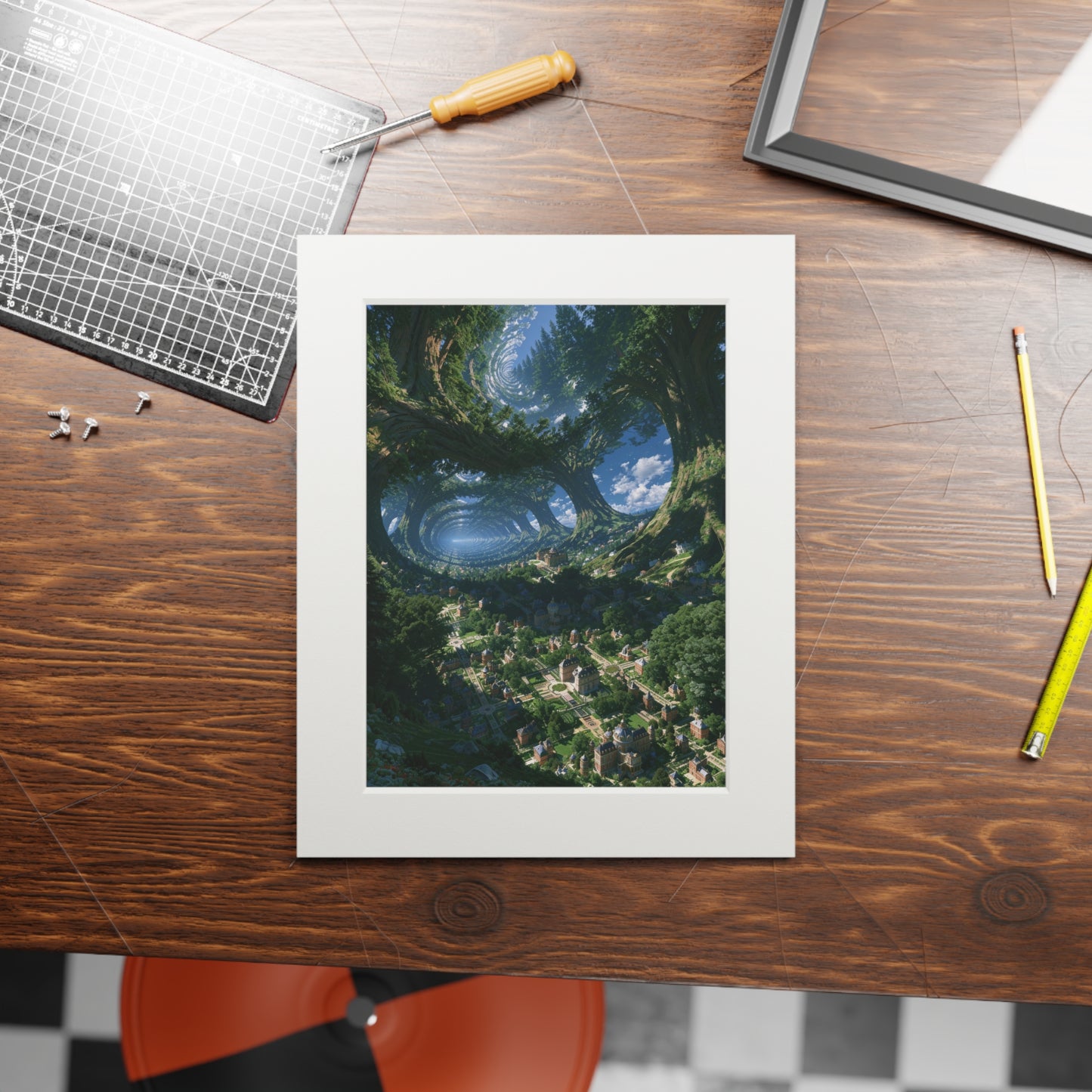 Surreal Forest Portal Fine Art Print