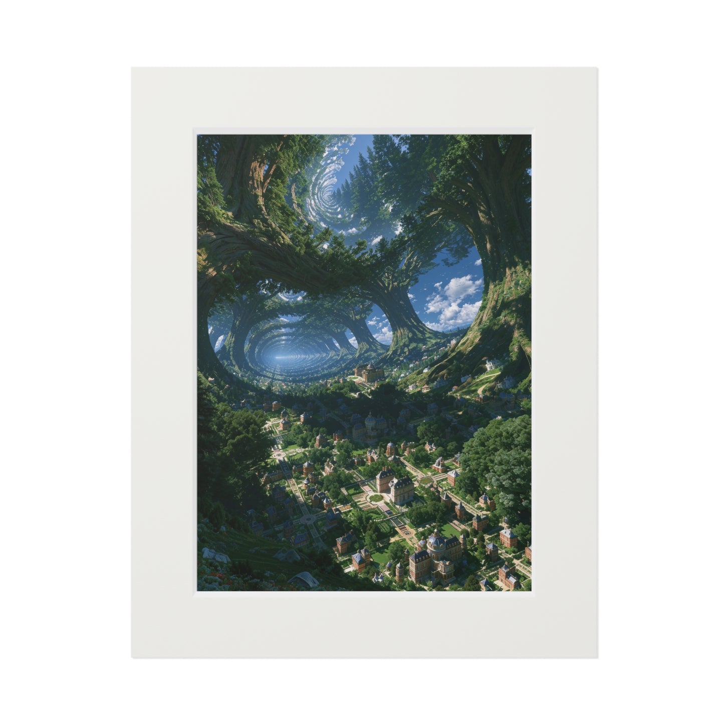 Surreal Forest Portal Fine Art Print