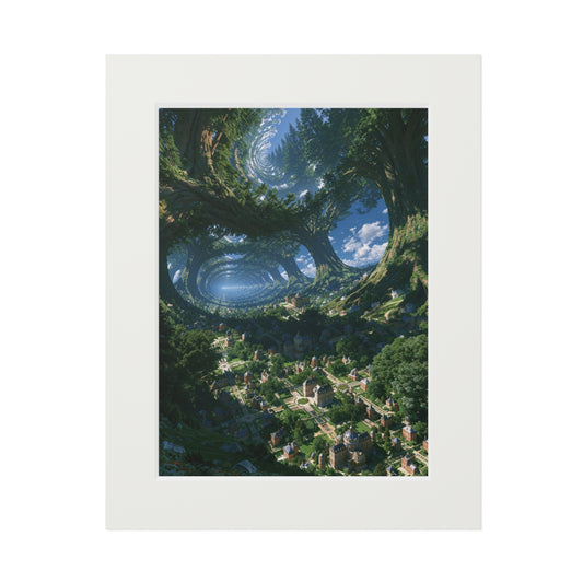 Surreal Forest Portal Fine Art Print