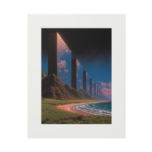 Surreal Coastal Portal Fine Art Print