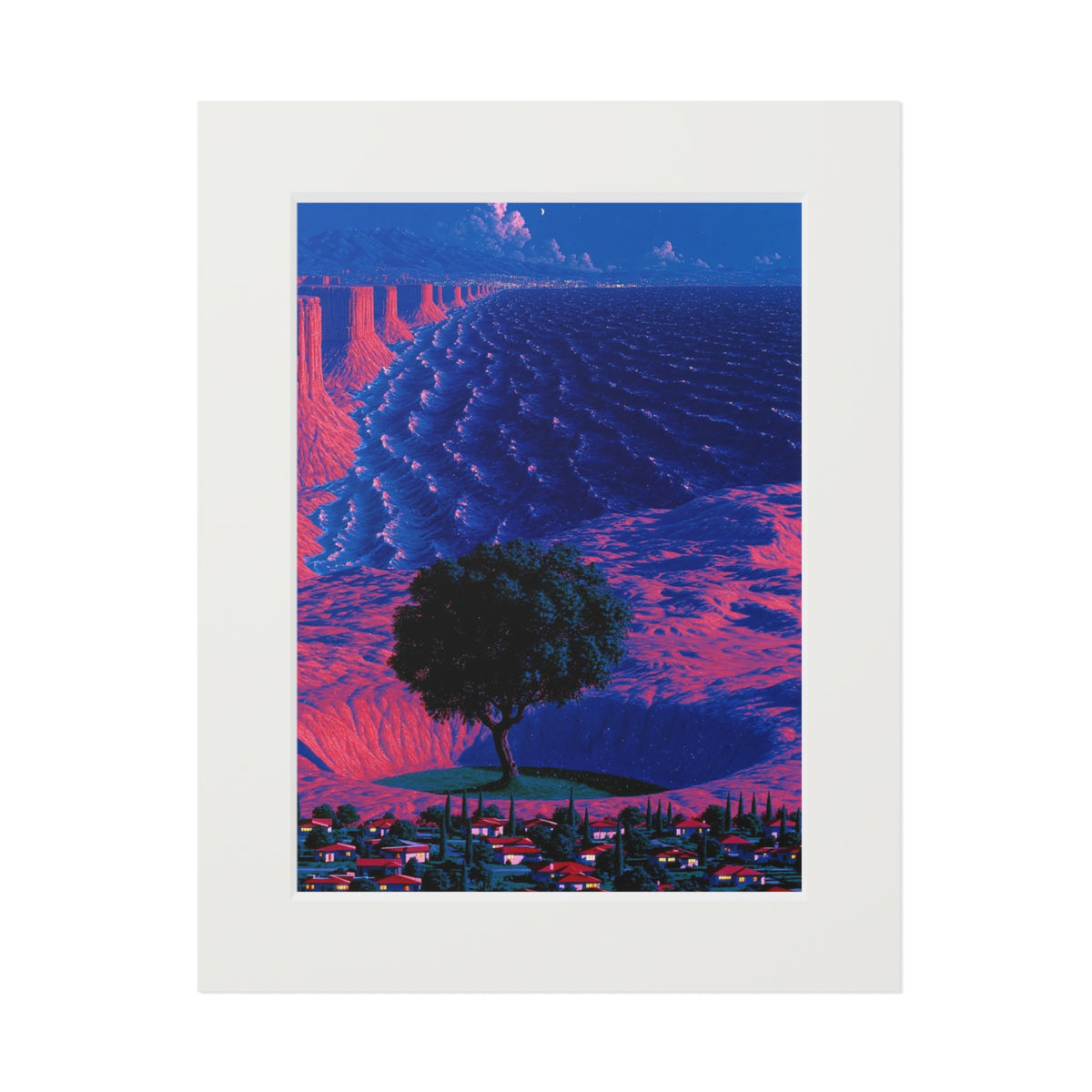 Surreal Desert Vista Fine Art Print
