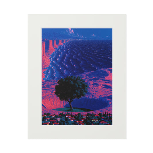 Surreal Desert Vista Fine Art Print