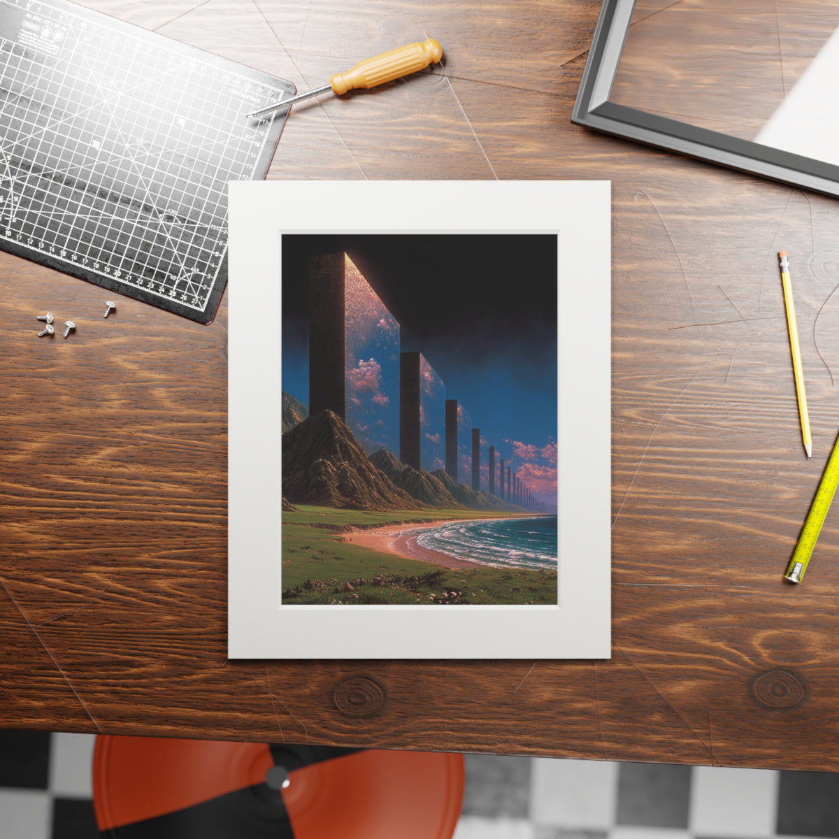 Surreal Coastal Portal Fine Art Print