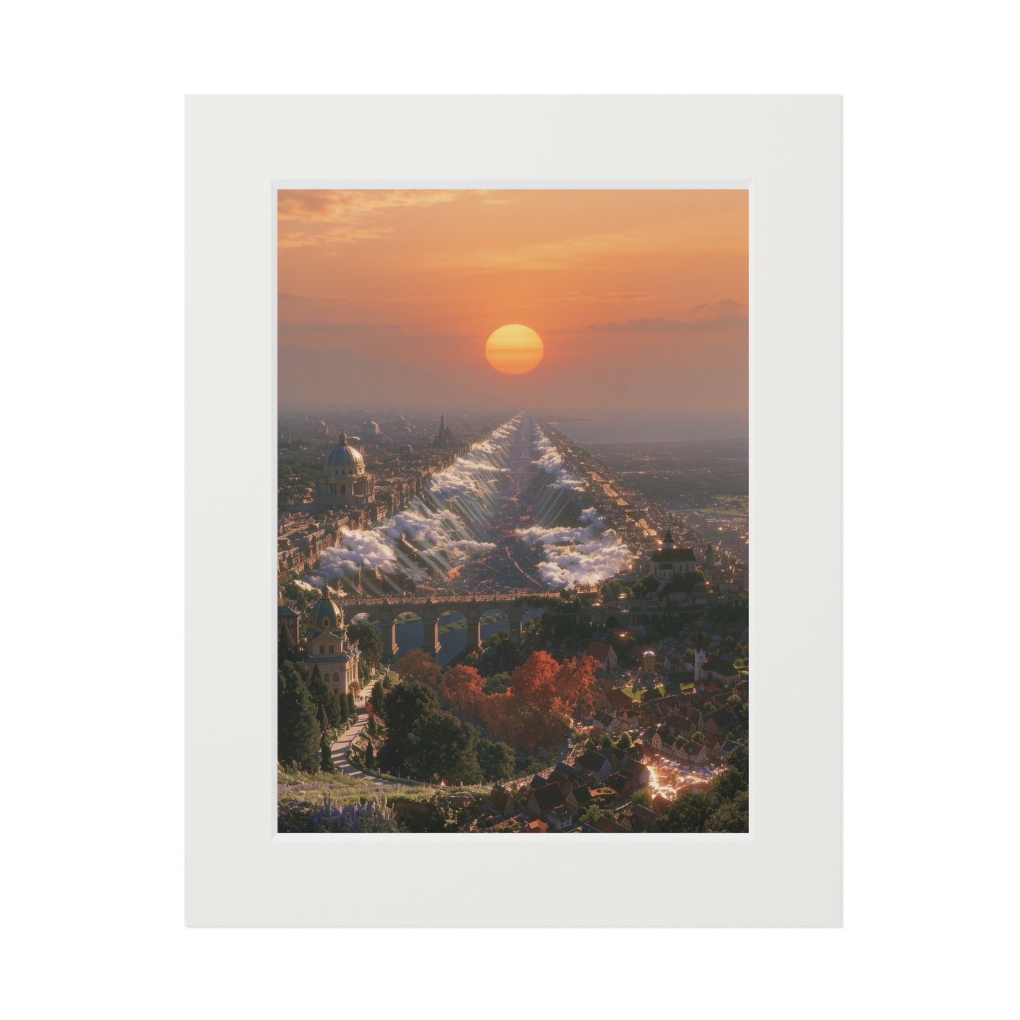 Sunset Valley Fine Art Print