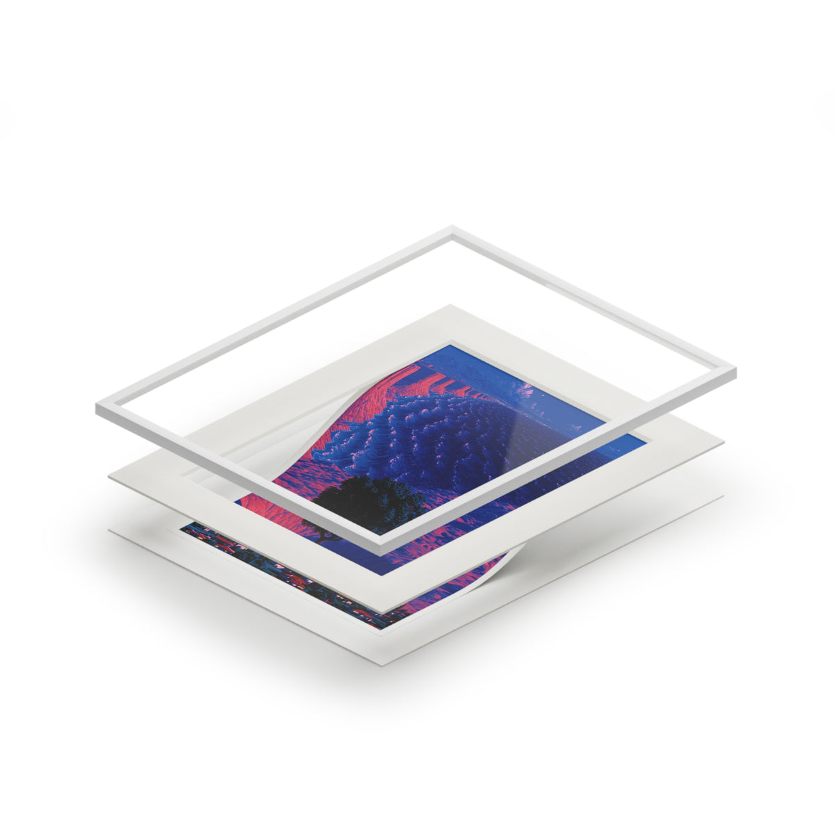 Surreal Desert Vista Fine Art Print