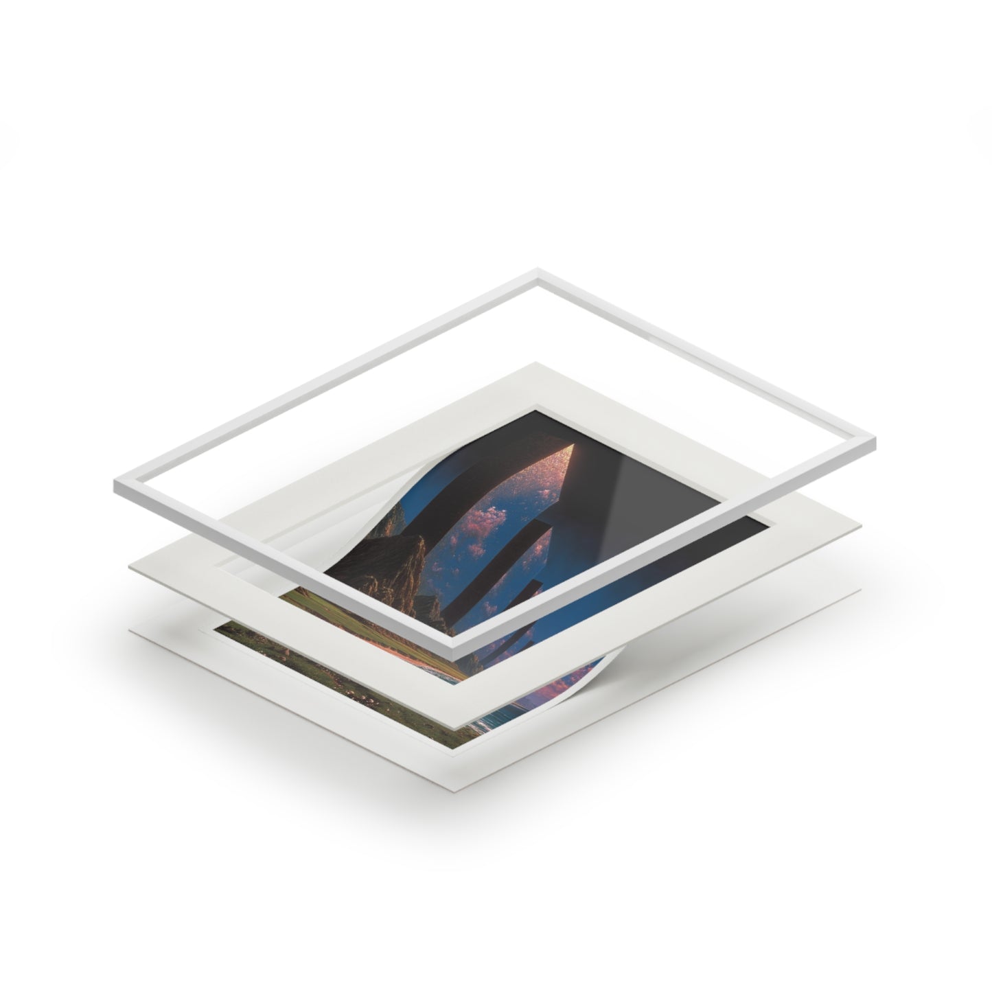 Surreal Coastal Portal Fine Art Print